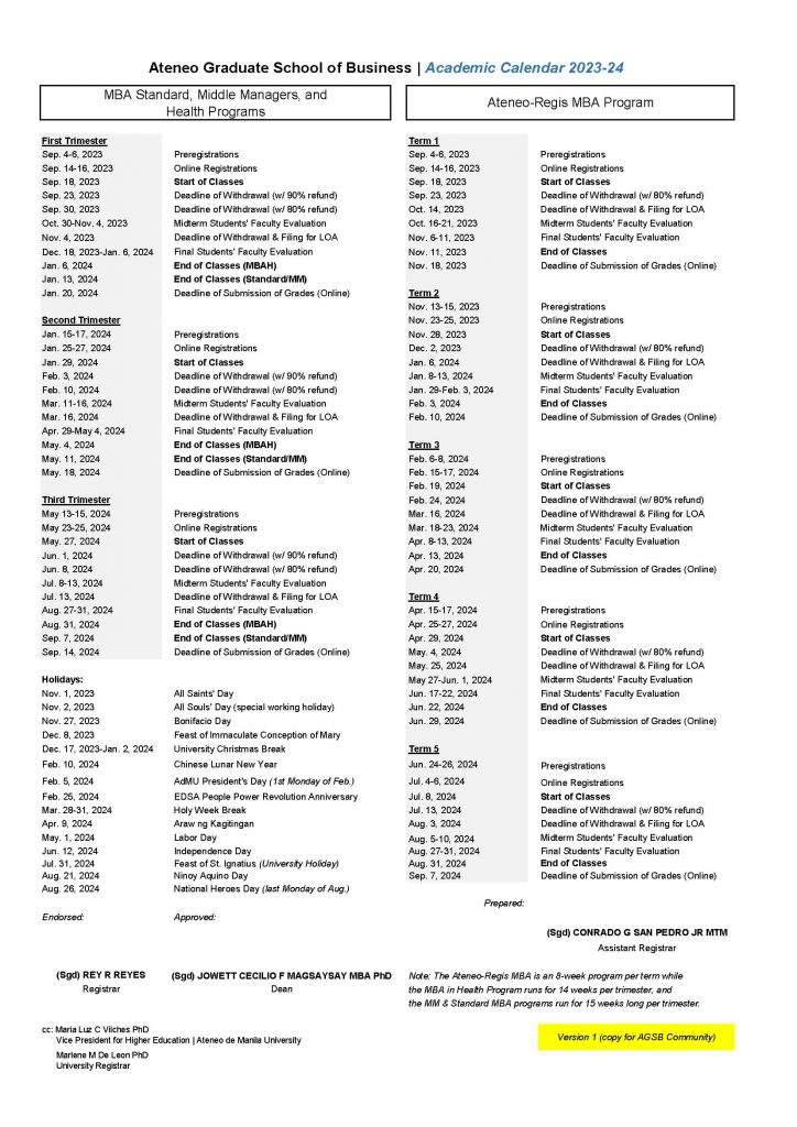 AGSB Academic Calendar for AY 2023-24 (v1 sgd)